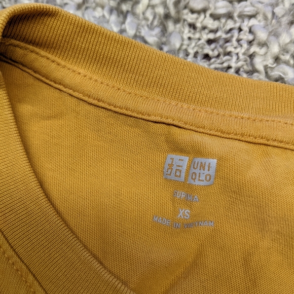 Uniqlo XS unisex blue cotton t-shirt - Picture 5 of 5